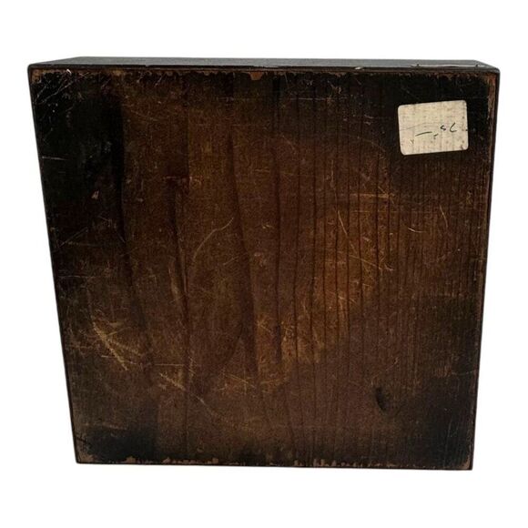 Unique Driftwood Sculpture With Colorful Glass Accents On Base Signed MCM Retro - Picture 9 of 11